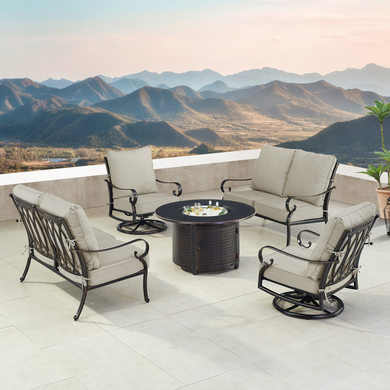 Matera Outdoor 5 - Piece Conversation Set