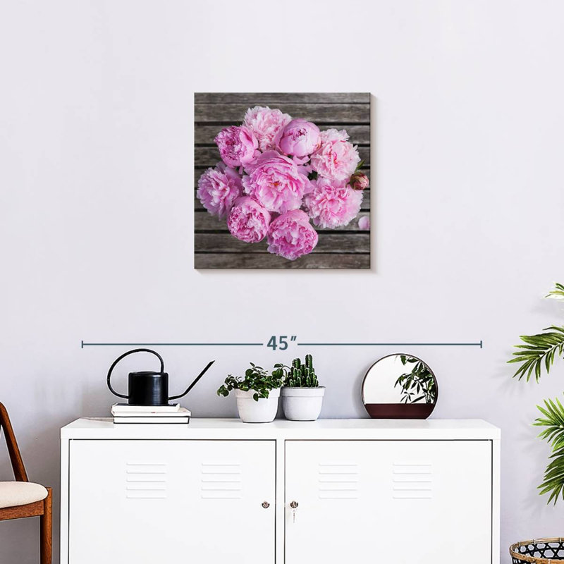 Bouquet de pivoines roses Arney, H 20 po x l 20 po