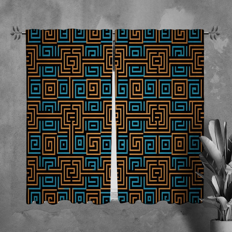 Paire de rideaux obscurcissant en polyester Nubia, L 20 po x L 82 po