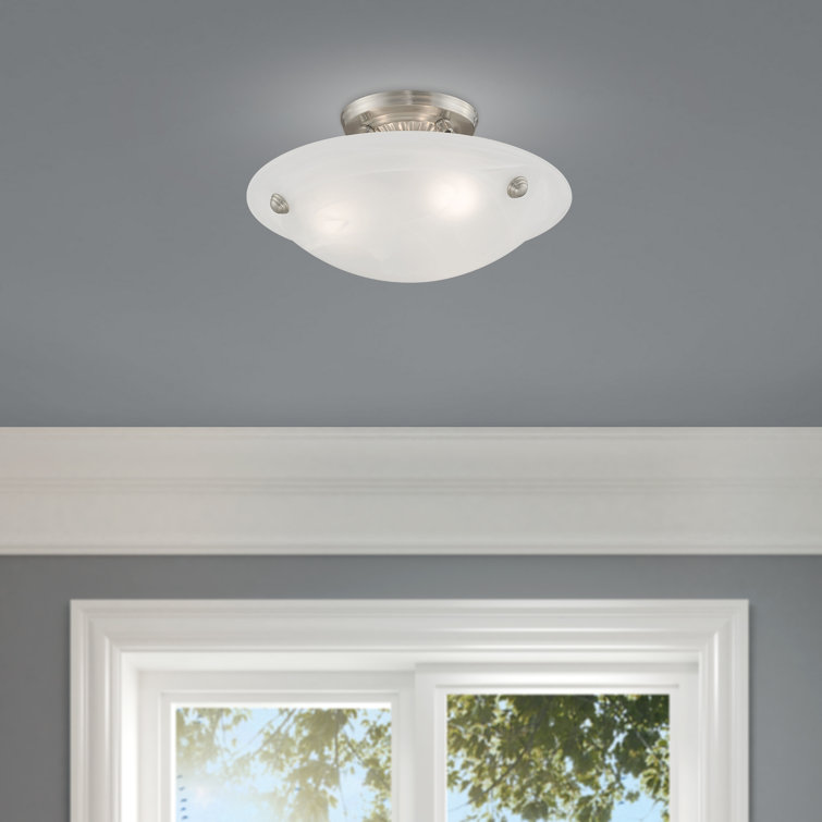 Aneudi Glass Semi Flush Mount