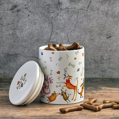 From Wags to Whiskers Dog Treat Jar