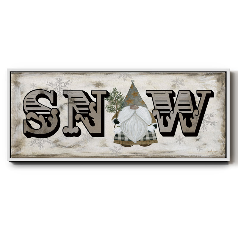 «Winter Wonderland Friend Snow», toile encadrée