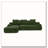 Upholstered L-Shape Sectional Sofa Couch-120801299