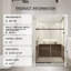 Porte de douche sans cadre avec verre transparent l 60 po x H 74 po