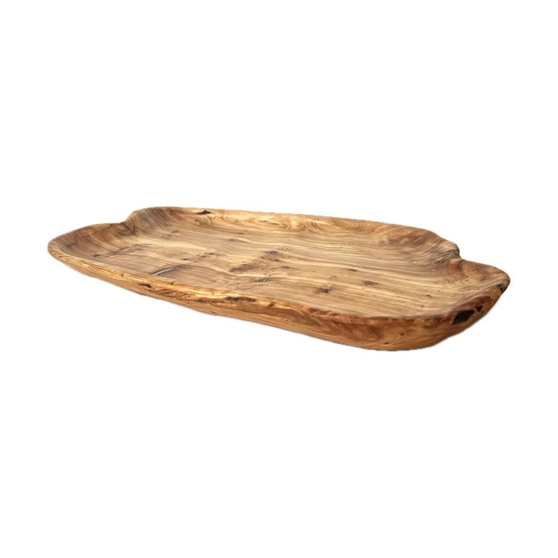 Grand plateau dÃ©corÃ© de racines en bois Â« Loon Peak Â»