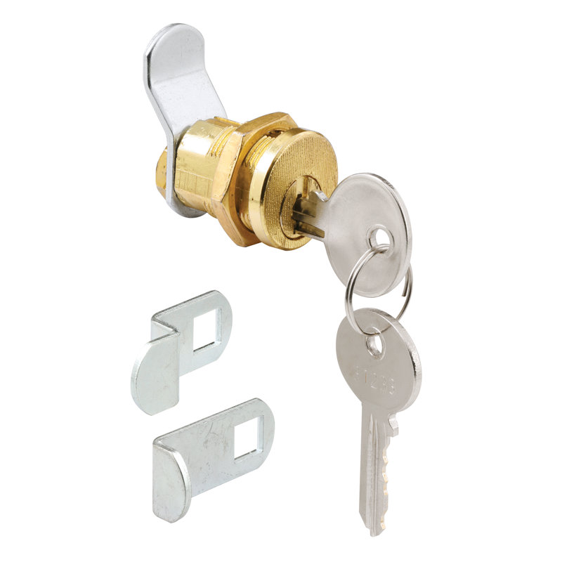 Verrou de boîte aux lettres en laiton, H 4,85 po x l 3,75 po x P 1,3 po