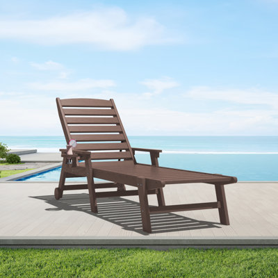 Grzedzinska Reclining Outdoor Lounge Adirondack Chair by Rosecliff Heights