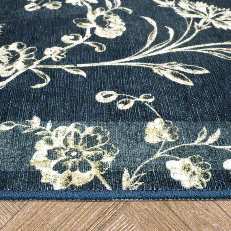 Laura Ashley Aria Border, Tapis de couloir 2 pi 2 po x 5 pi