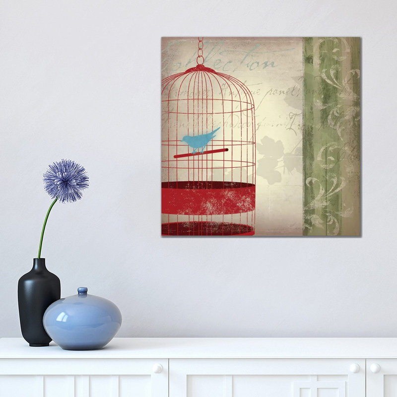 Twitter I by Asia Jensen - Wrapped Canvas Print, 45.72cm H x 45.72cm W x 1.91cm D