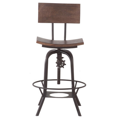 Tabouret de bar pivotant réglable Mott Street