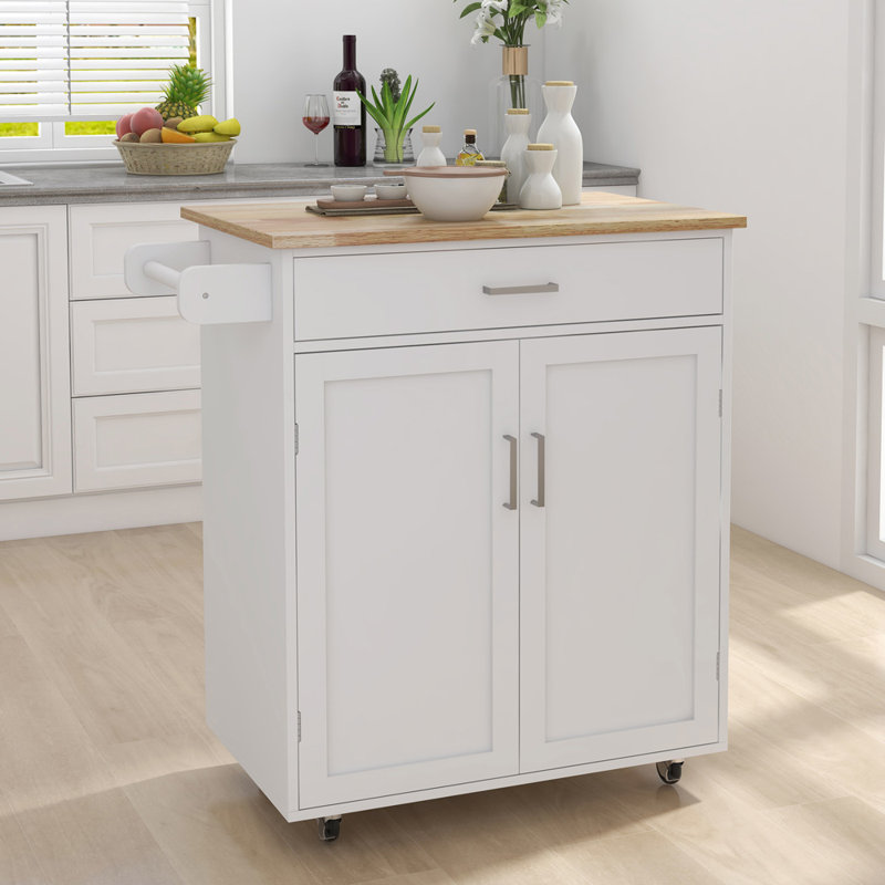 Kiamber Wood Kitchen Cart