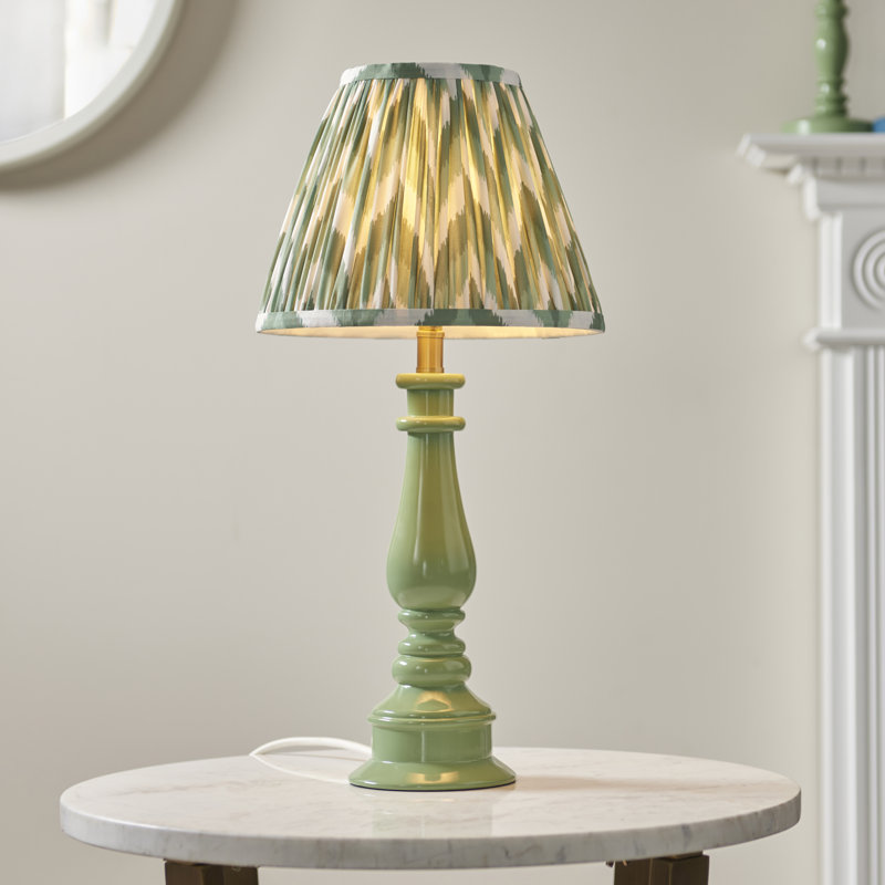 Myrtle Table Lamp, Costwold Green, 52cm H x 25cm W x 25cm D