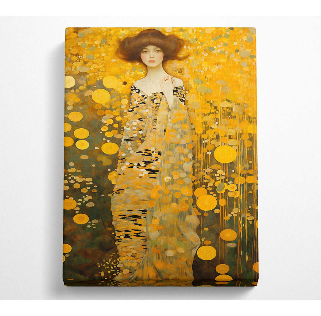 Kunstdruck Klimt Lady Tall