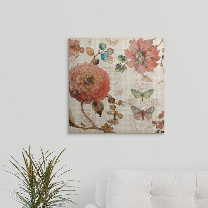 «Musso French Country IV» par Lisa Audit, impression, H 35 po x l 35 po x P 1,5 po, Toile