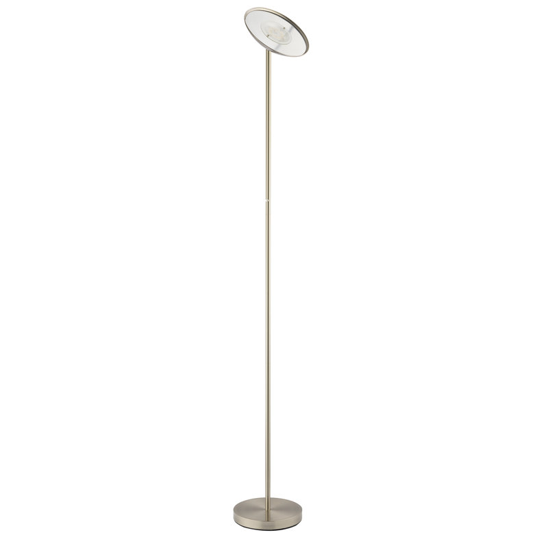 180cm LED Task Floor Lamp, Brushed