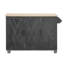 Geometric Textured Kitchen Island With Drop Leaf, Farmhouse Kitchen Island On Wheels With Internal Storage Rack And Adjustable Shelves, Rolling Kitchen Cart With Towel Rack For Kitchen,-32069788