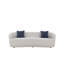 Canapé courbé de style Mid-Century, canapé 3 places Cloud