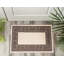 Greek-Key Beige Brown Non-Slip Polypropylene Area Rug — Washable Door Mat & Hallway Runner for Living Room, Kitchen & Bedroom-1400294663