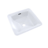 Connelly® Vitreous China Square Undermount Bathroom Sink with Overflow