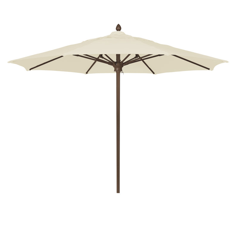 Parasol de marché 9 pi Prestige, Bronze champagne, Sunbrella® naturel