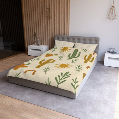 Microfiber Duvet Cover Boho Style, Design 23