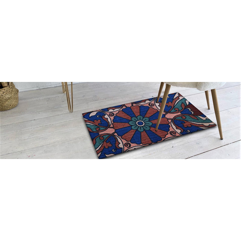 Arriane Floral Anti-Fatigue Non-Skid Kitchen Mat
