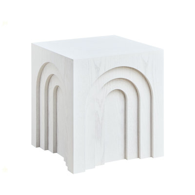 Petite table d'appoint carrée 15,74 po