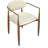 Riccio Vegan Leather Upholstered Dining Arm Chair-6766377-27620710