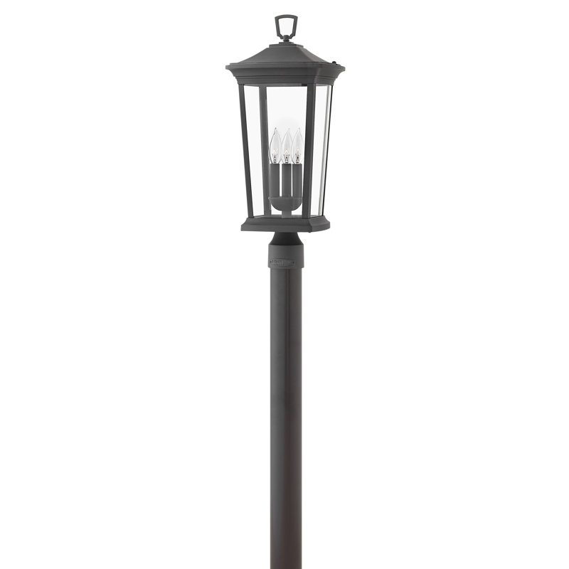 Bromley 1-Light 22.75" H Lantern Head, Museum Black