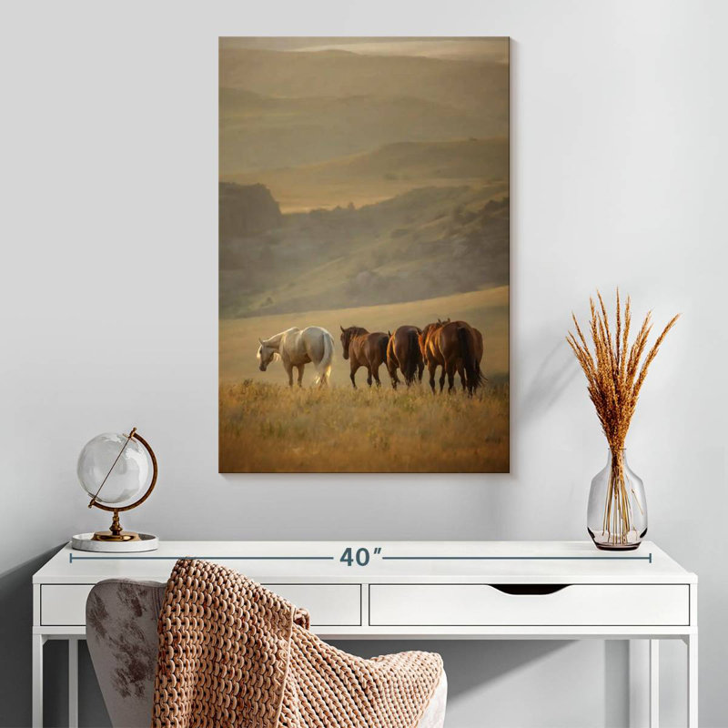 Brampt Sunkissed Horses VI, H 30 po x l 20 po