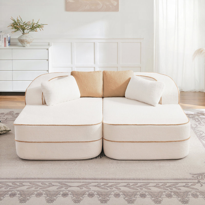 Canapé Teddy, Ourson blanc