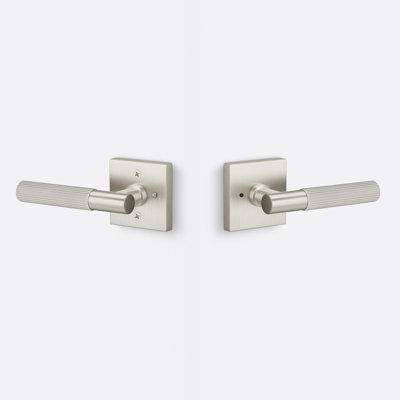 Aspra Square Privacy Rosett, Straight Knurled Grip