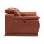Cuir inclinable électrique avec pieds en acier inoxydable Siège inclinable à grain supérieur Bois franc séché au four