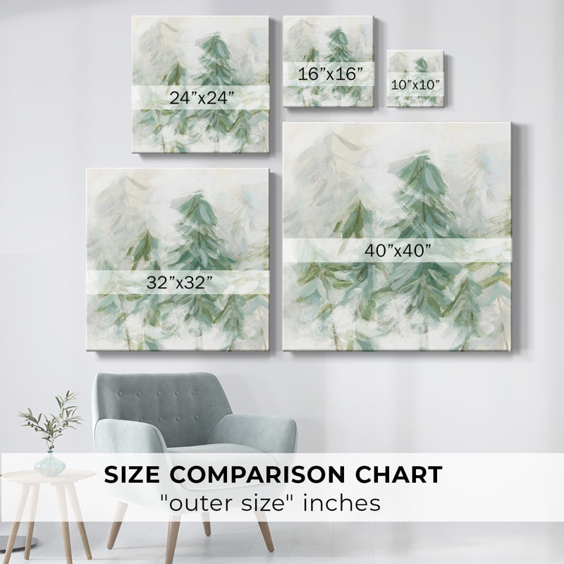 Winter Grove I sur toile, H 32 po x l 32 po