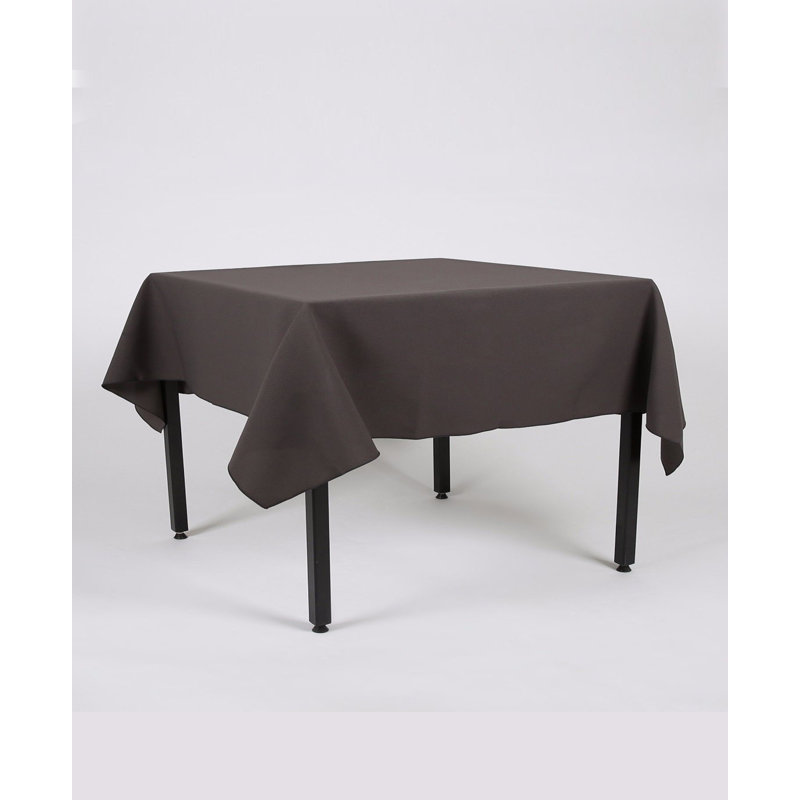 Hot Pink Rectangle Tablecloth 55" x 108" (139cm x 274cm), Dark Grey, 106cm W x 357cm L