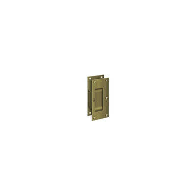 Serrure décorative Deltana SDP60U5 6 po, passage en laiton antique