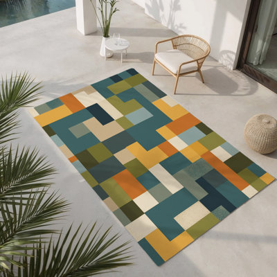 Tapis intérieur et extérieur Mosaic Mosaic