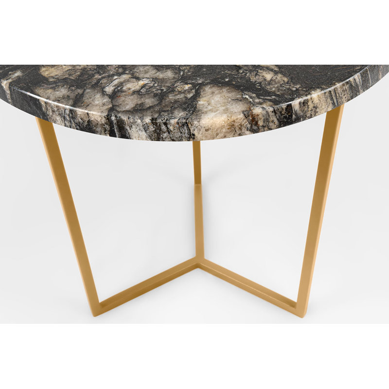 Driscoll Frame End Table, Gold