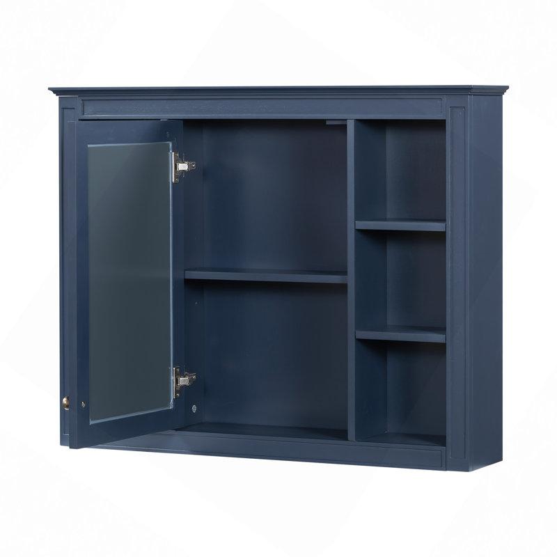 Armoire de salle de bain murale moderne, armoire de salle de bain avec miroir, armoire à pharmacie avec barre à serviettes