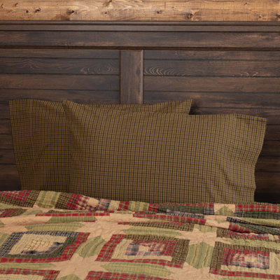 Taie d'oreiller 100% coton Tea Cabin