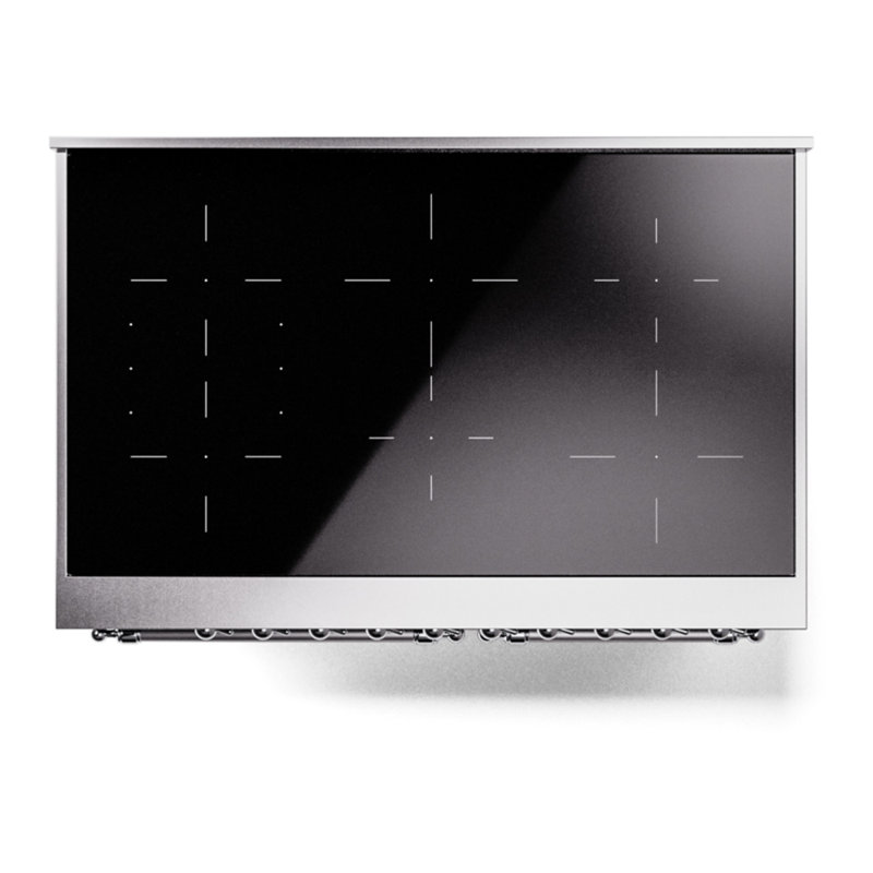 ILVE Nostalgie II 40 in Induction Range, Midnight Blue/Chrome