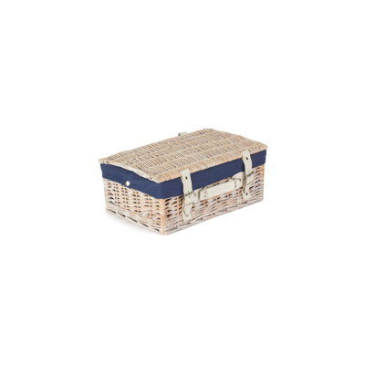 Wicker Hamper Basket with Lining