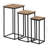 Glass Top Nesting Tables