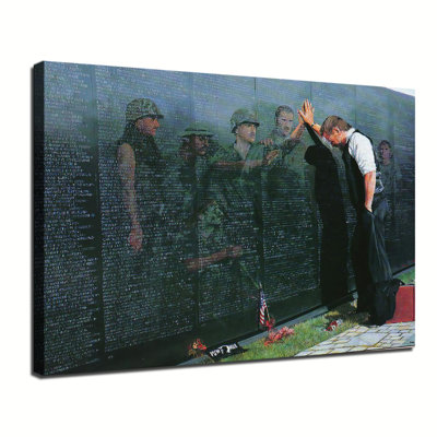 Vietnam Veterans Memorial Wall Art Poster