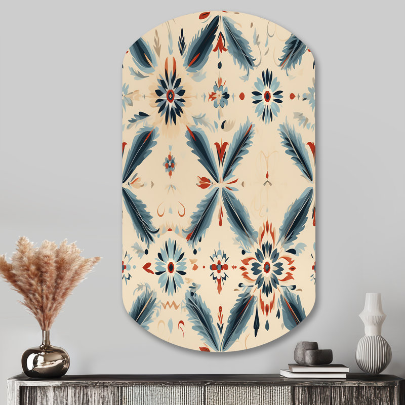 Thorin - Art floral en métal de forme irrégulière, H 43 po x l 23 po