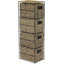 Bacote Seagrass Woven 4 Drawer Storage Tower Unit For Home, Office Furniture Basket Shelf