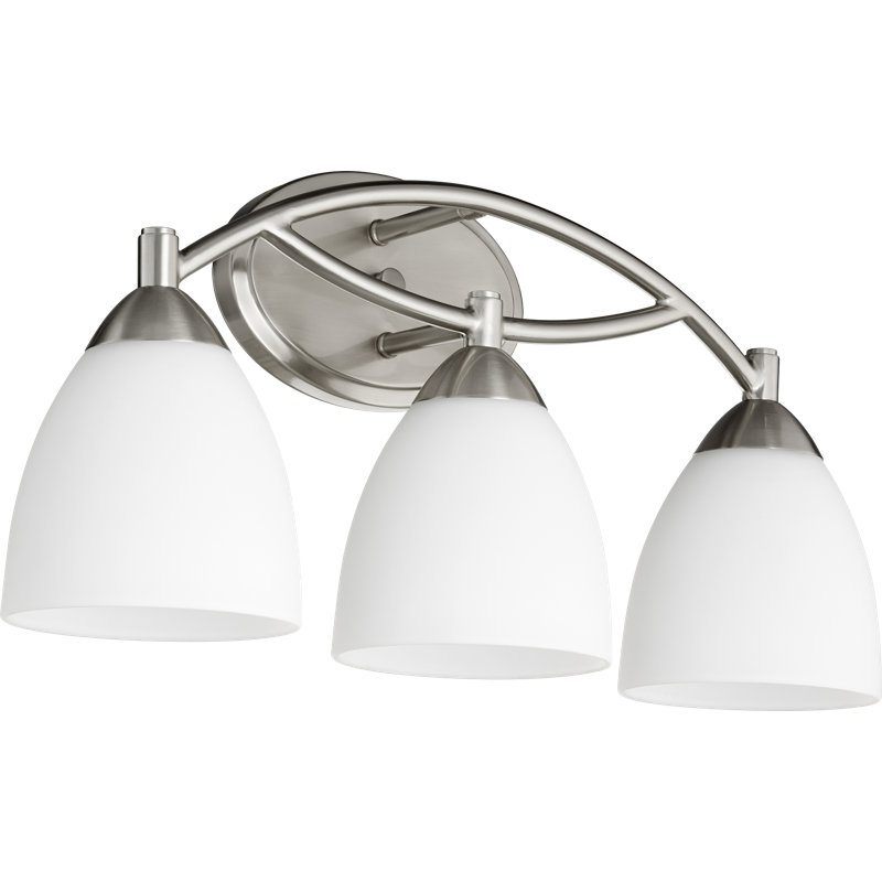 Brophy 3 - Light Dimmable Vanity Light, Satin Nickel