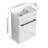 Floating Wall-Mounted Bathroom Vanity with Sink