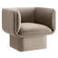 Fauteuil d'appoint en velours Tate Performance-101323708