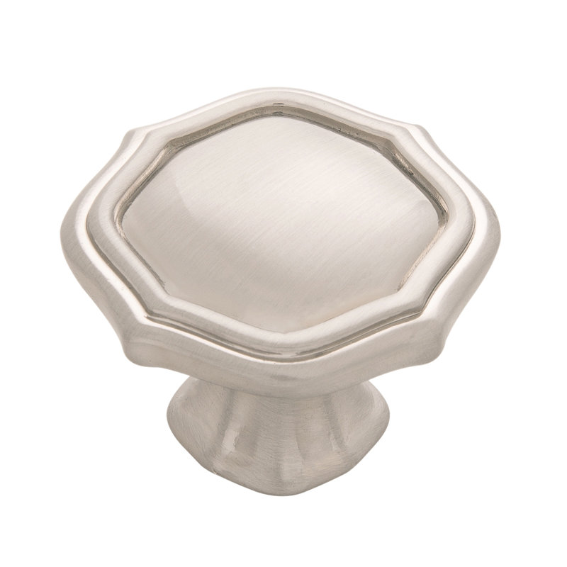 Trellis Collection Cabinet Knob, Satin Nickel